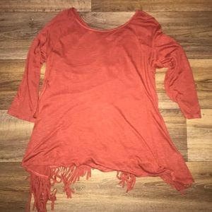 Wrangler fringe openback Blouse